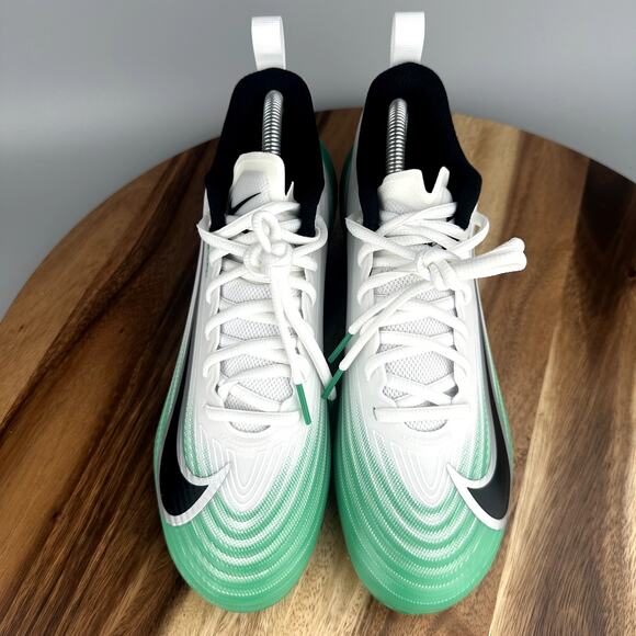 Nike Vapor Speed 3 Football Cleats Men\'s Size 8 White Stadium Green HM8849-100 main image 7